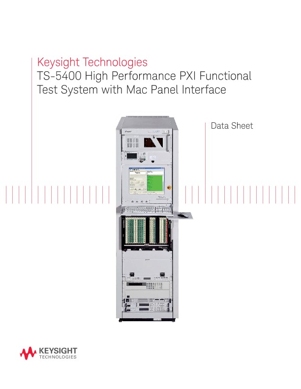 TS-5400 High Performance PXI Functional Test System with Mac Panel